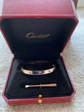 Cartier Rose gold bracelet